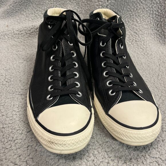 CONVERSE Chuck Taylor Leather Sneakers US M 11 / W 13 All Star High Top Trainers - Picture 3 of 14